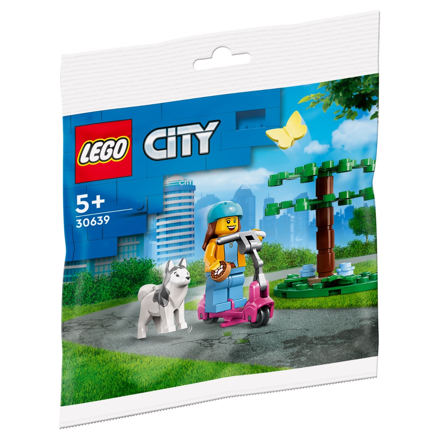 [飛米樂高積木專賣店] LEGO 30639 Polybag 城市系列 狗狗公園與小型摩特車