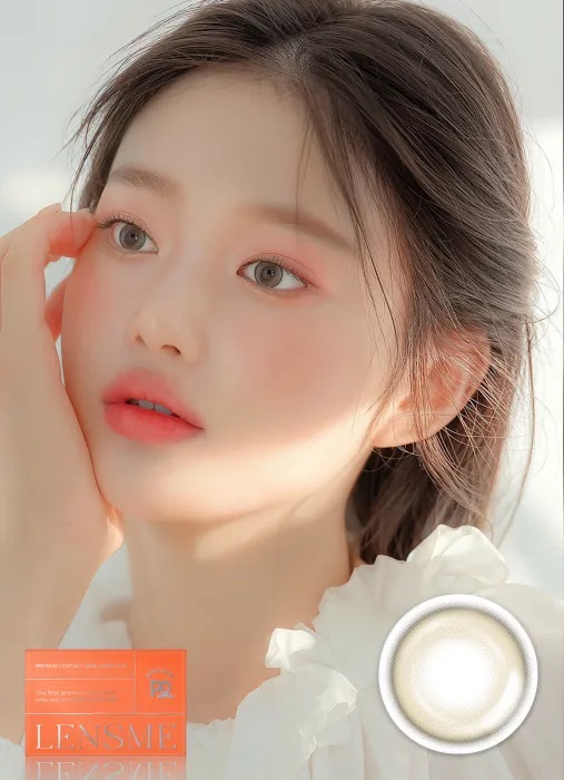 [月拋] Lensme 1 Month Sorbet Lemon｜月拋彩妝隱形眼鏡｜每盒2片