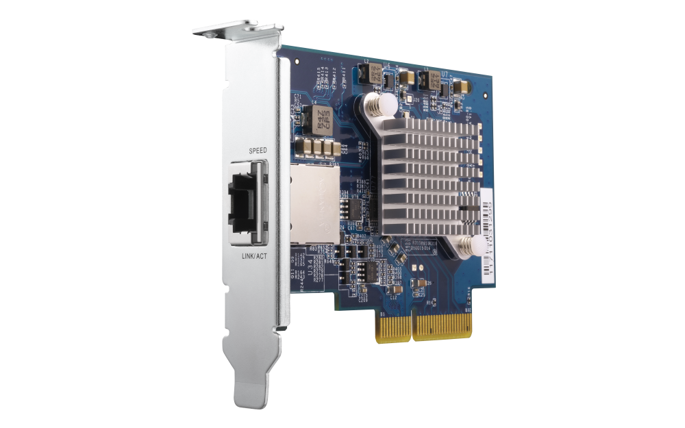 QNAP QXG-10G1T 10GbE Single Port PCIe 3.0 x4 Network Card
