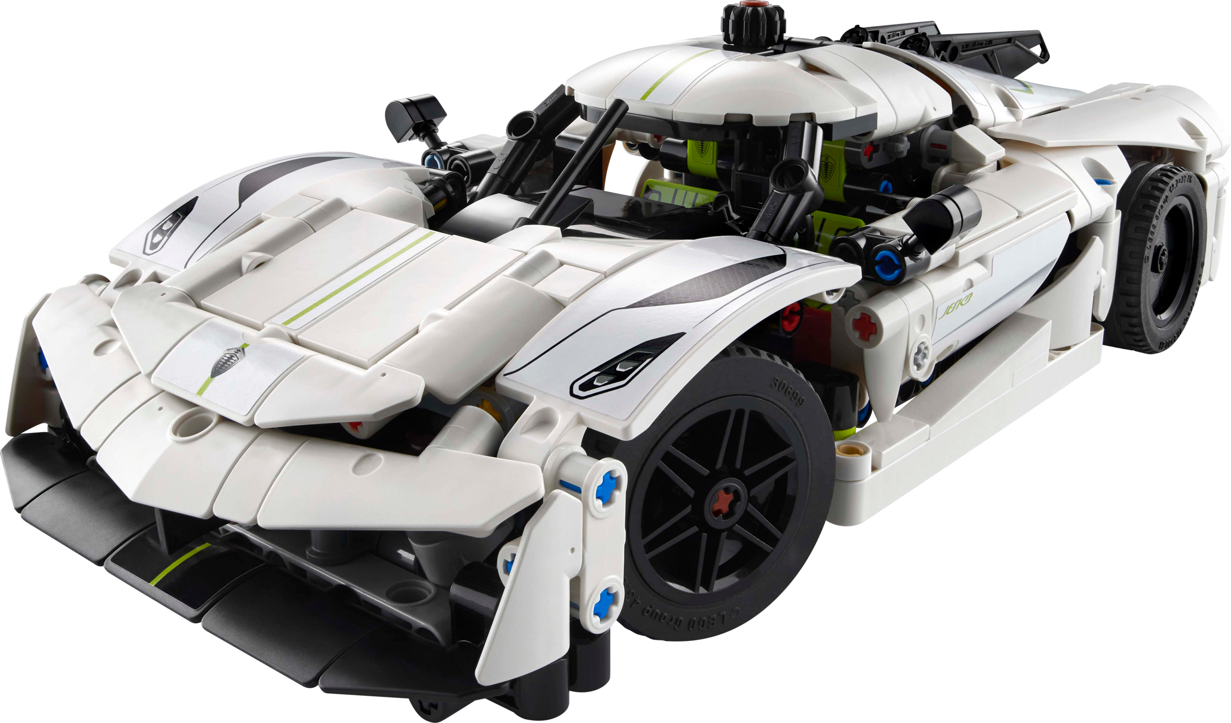 (預訂24年8月)  LEGO 42184 Koenigsegg Jesko Absolut White Hypercar (Technic)