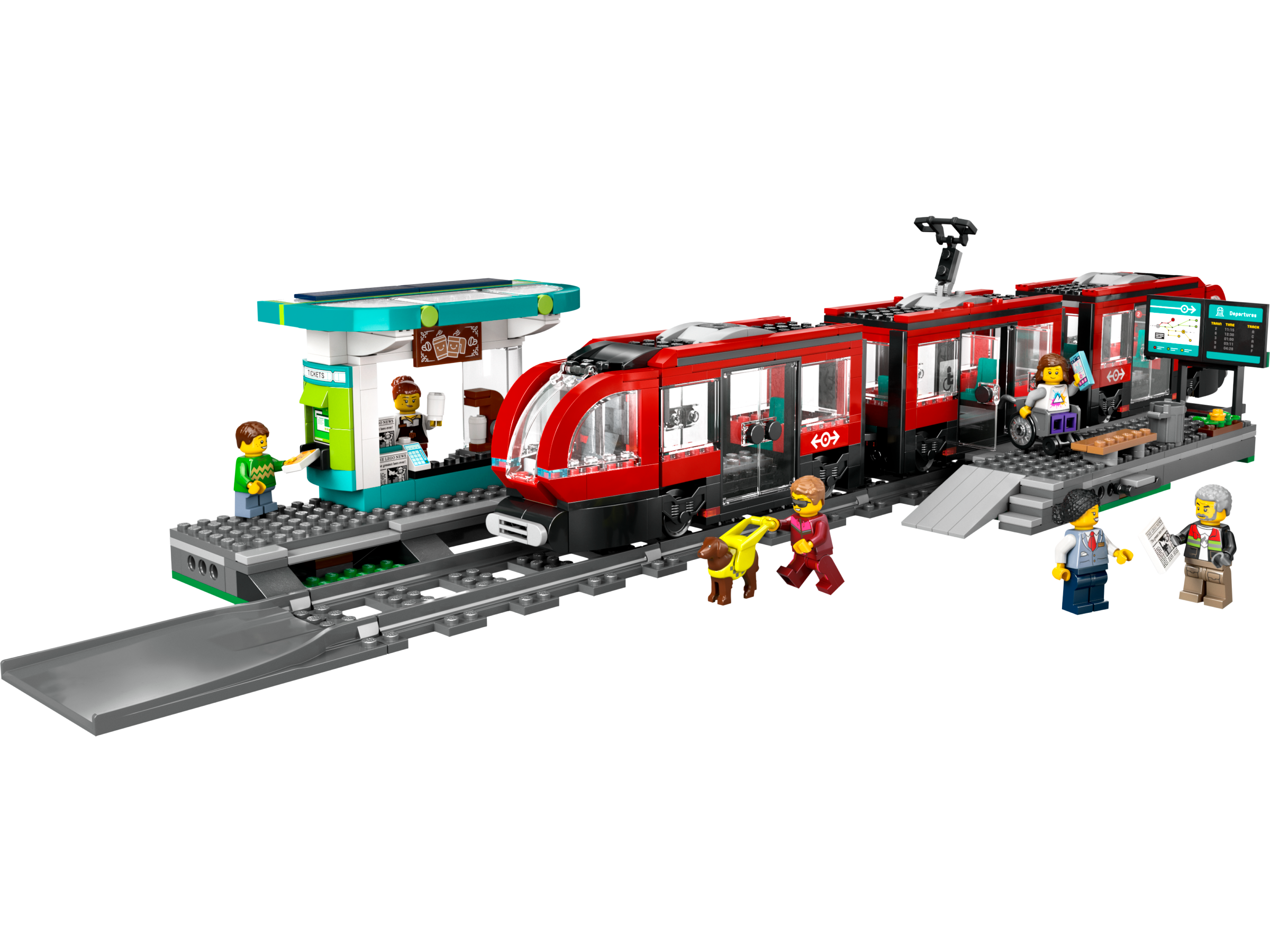 (預訂24年8月)  LEGO 60423 Downtown Streetcar and Station 市區路面電車和車站 (City)
