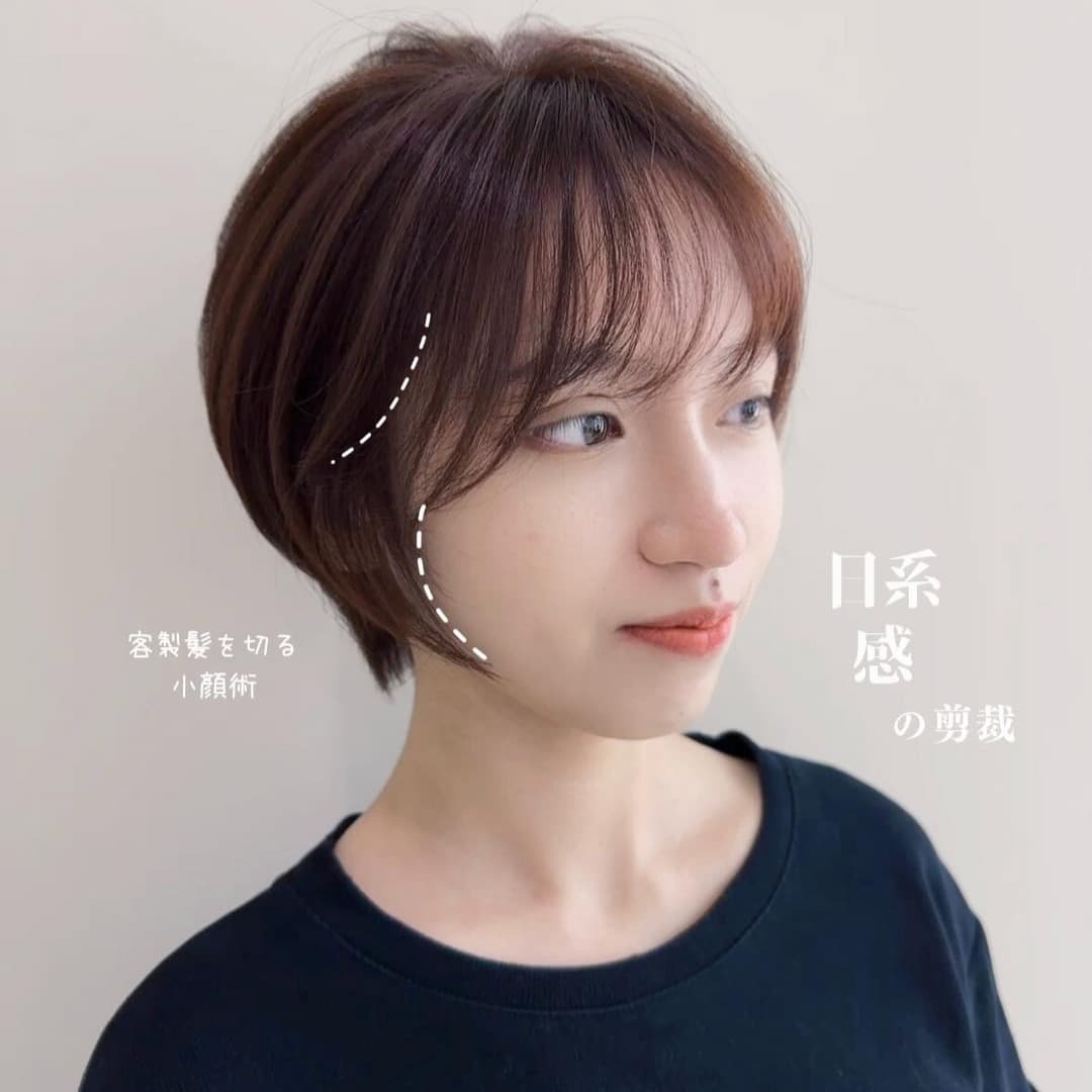 Eva短髮小顏瀏海作品