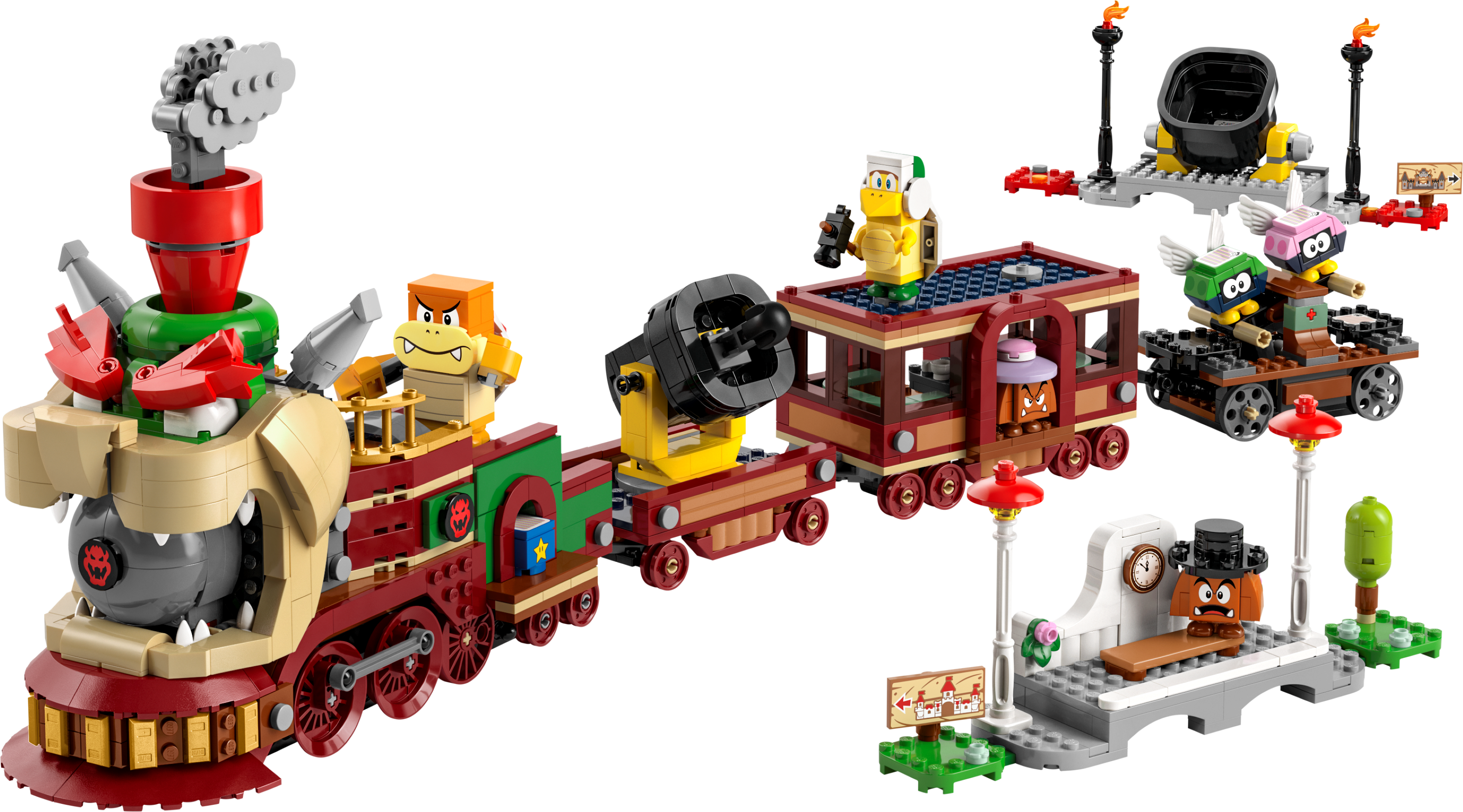 (預訂24年8月)  LEGO 71437 The Bowser Express Train 庫巴特快列車 (Super Mario 超級瑪利奧)