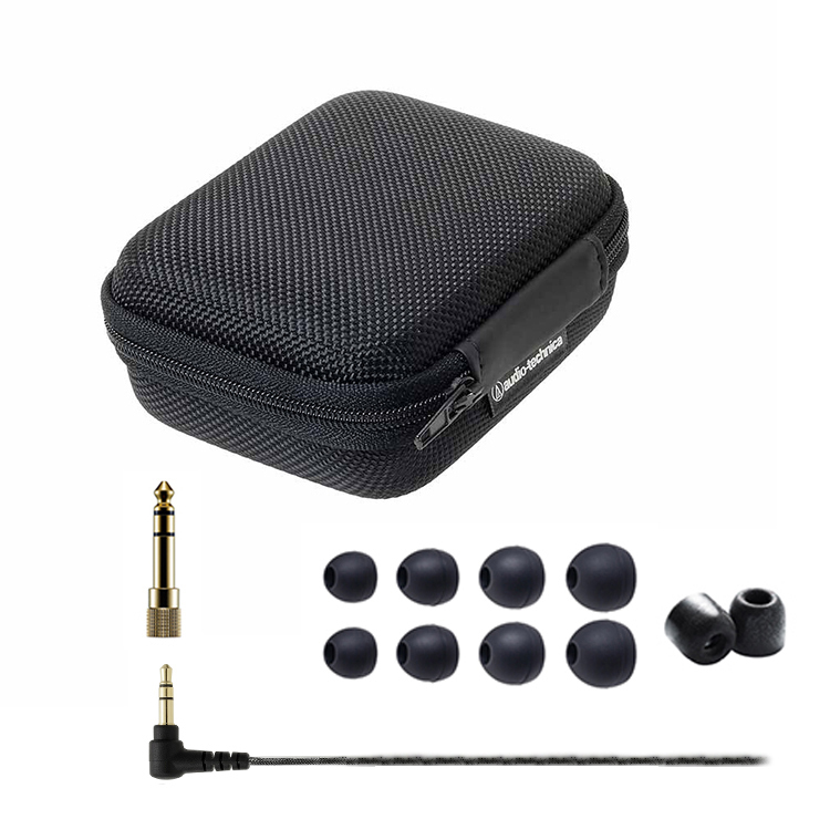 audio technica ATH-E70 (本体⁺ケース) Audio-Technica ATH-E70 In-Ear Monitor Headphones
