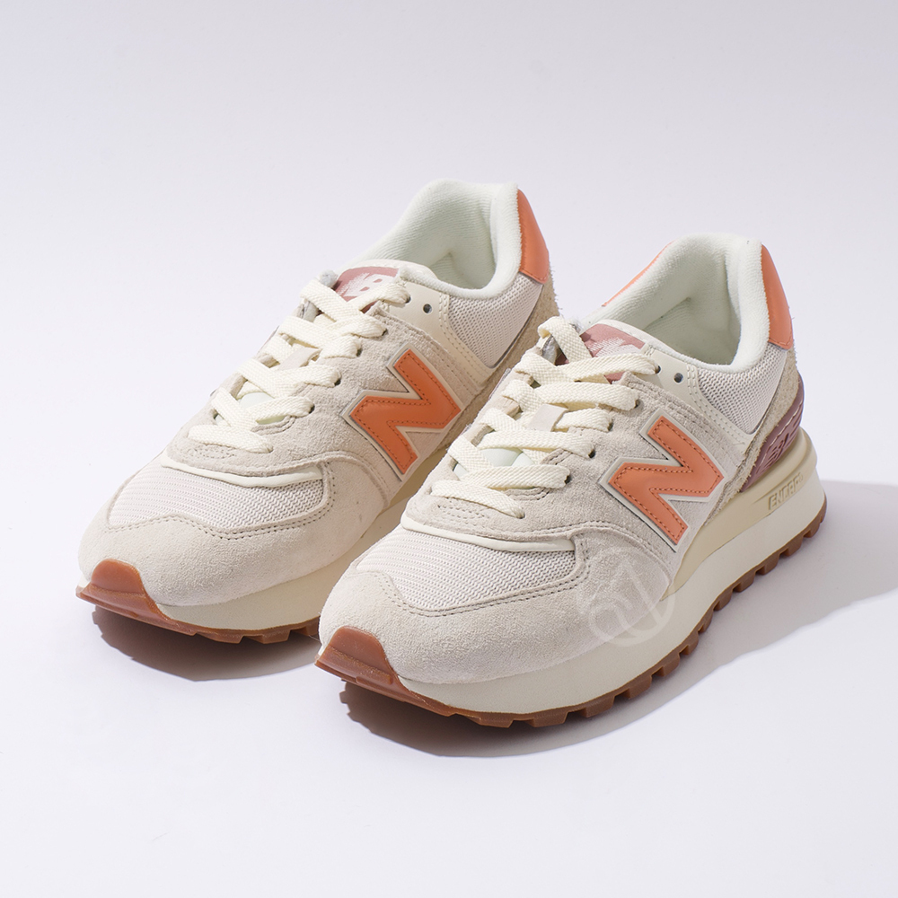 New Balance NB 574 男鞋 女鞋 米杏橙色 運動 中性 經典 情侶鞋 復古 休閒鞋 U574LGCO