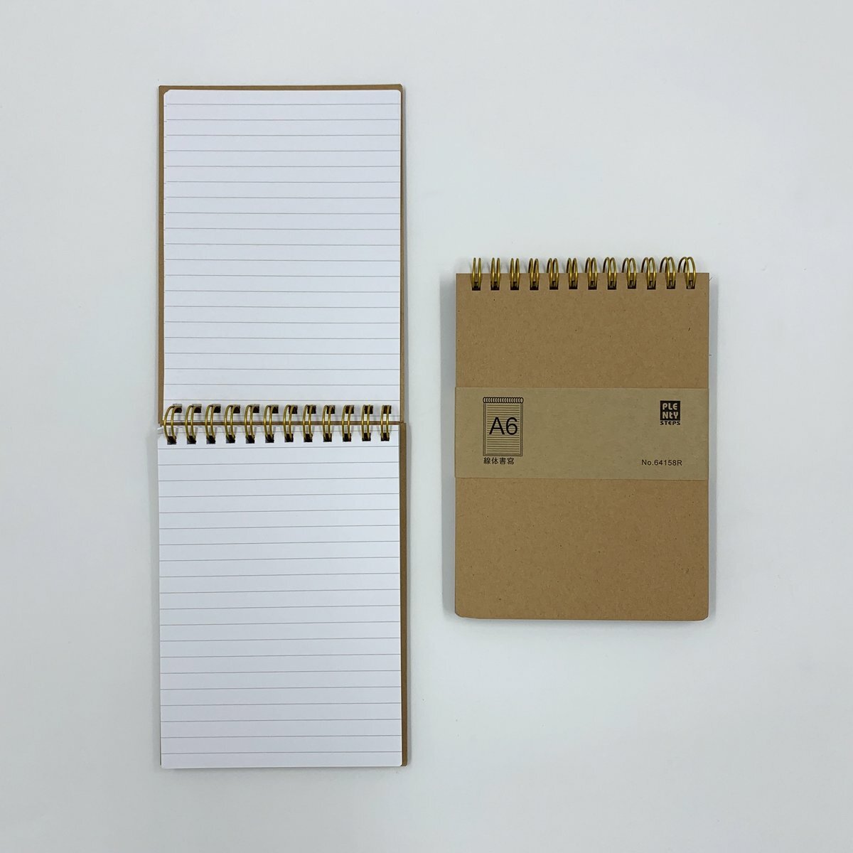 #64158R A6 特厚面 雙圈行線筆記簿 - 1本