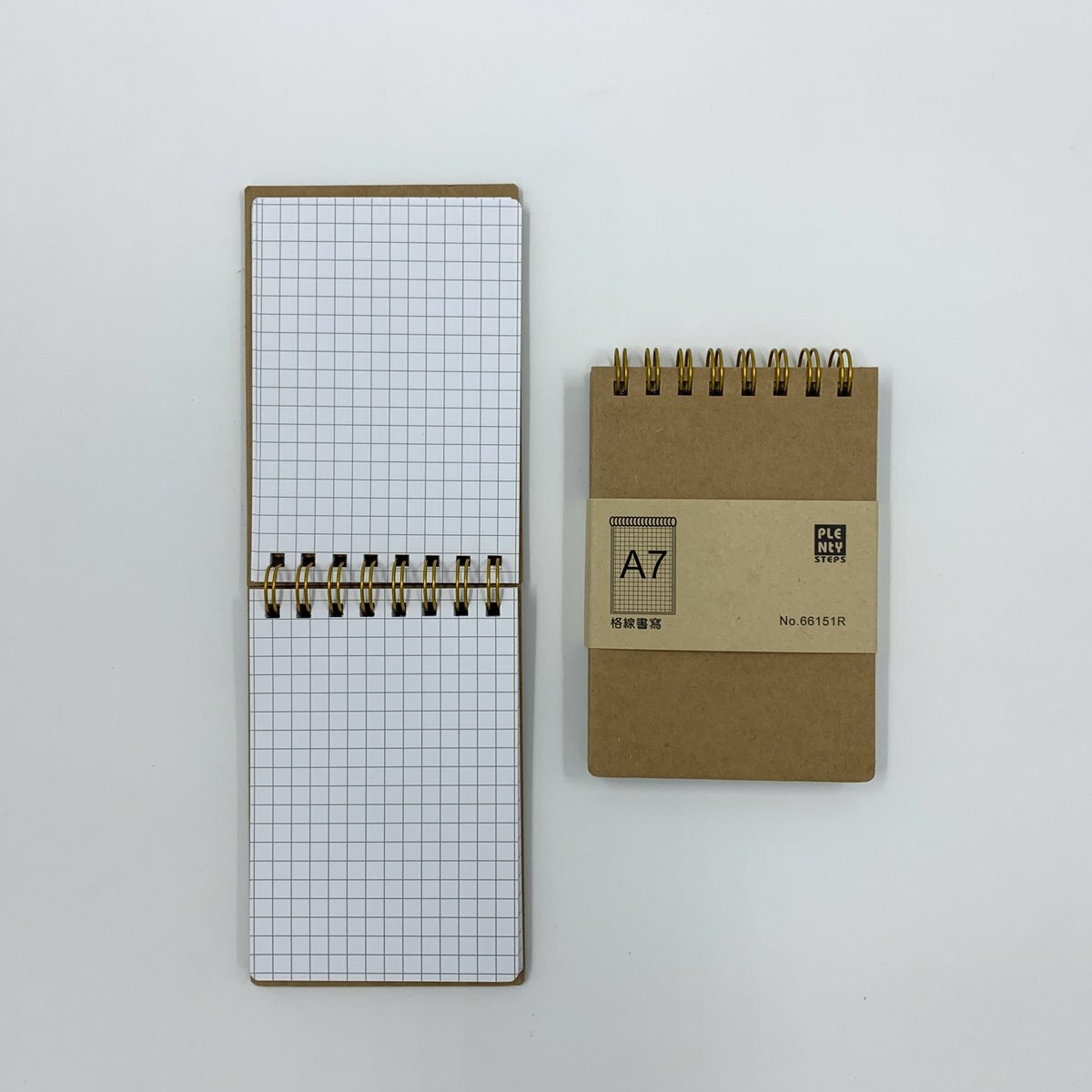 #66151R A7 特厚面 雙圈格線筆記簿 - 1本