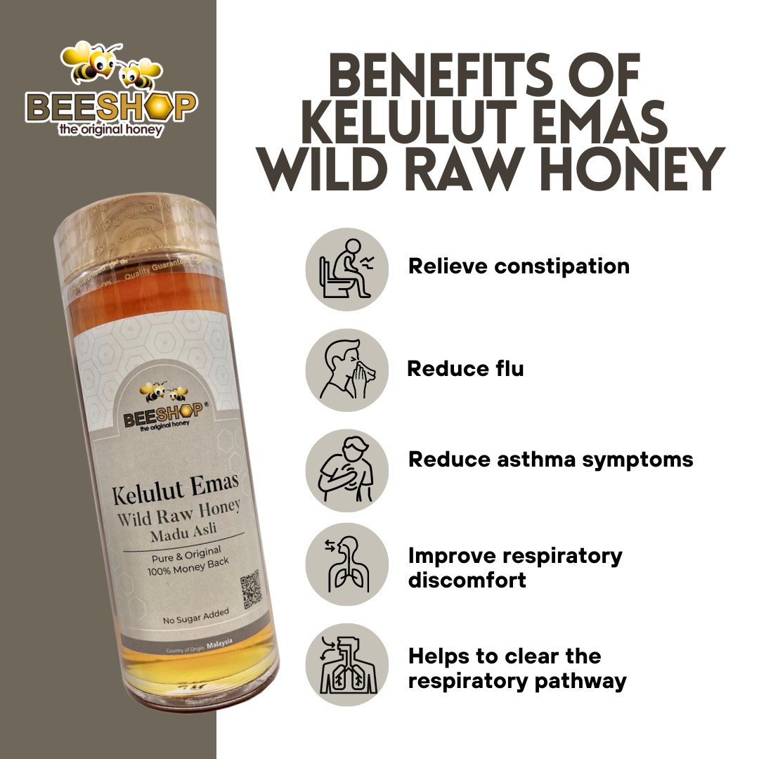 Kelulut Wild Raw Honey 700g (BUY 2 FREE 1 Mallotus 380g)