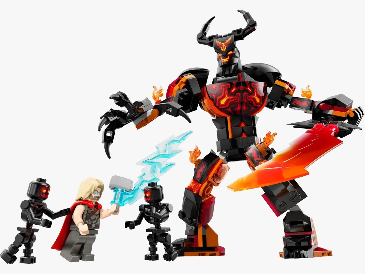 (預訂24年8月) LEGO 76289 Thor vs. Surtur Construction Figure 索爾大戰蘇爾特拼砌玩偶 (Marvel 漫威)