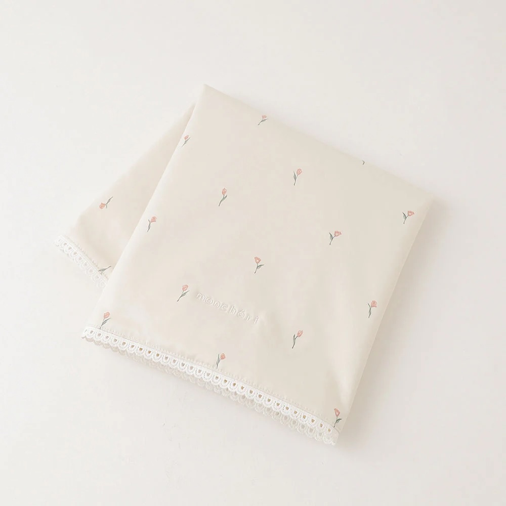 【Moncheri】Tulip Embroidered Waterproof Mat