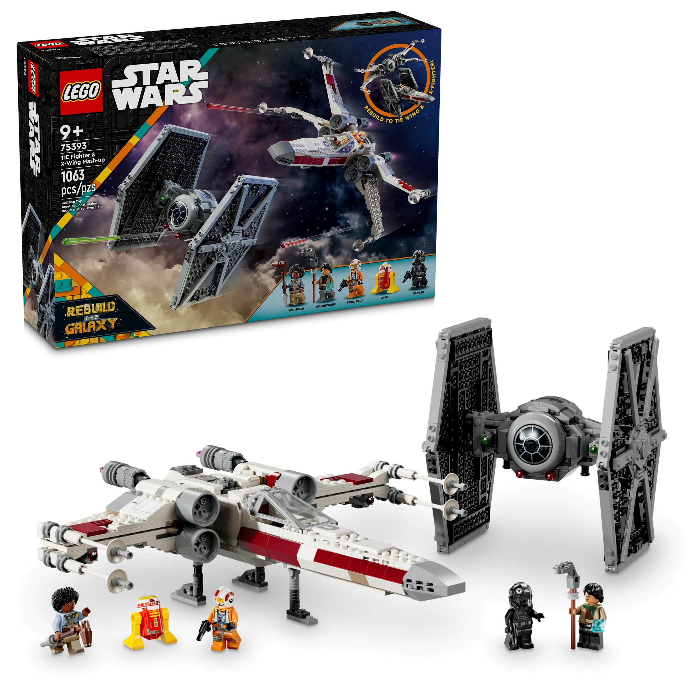 (預訂24年8月) LEGO  75393 Star Wars : 鈦戰機 混搭 X 翼 《LEGO星球大戰：重建銀河系》