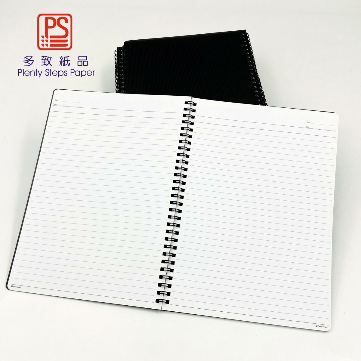 #21058 B5 雙圈裝膠面筆記簿 ※封面顏色隨機發貨※- 1本