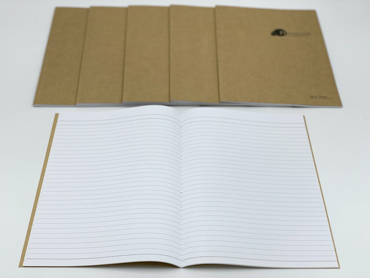 #4002R B5 牛皮筆記簿(64版) - 10本