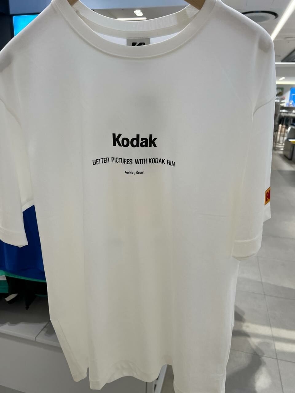 KODAK■(W)Graphic Ringer T-shirt■送料込 Kodak Apparel Unisex Core Woven Short Sleeve Tee Shirt