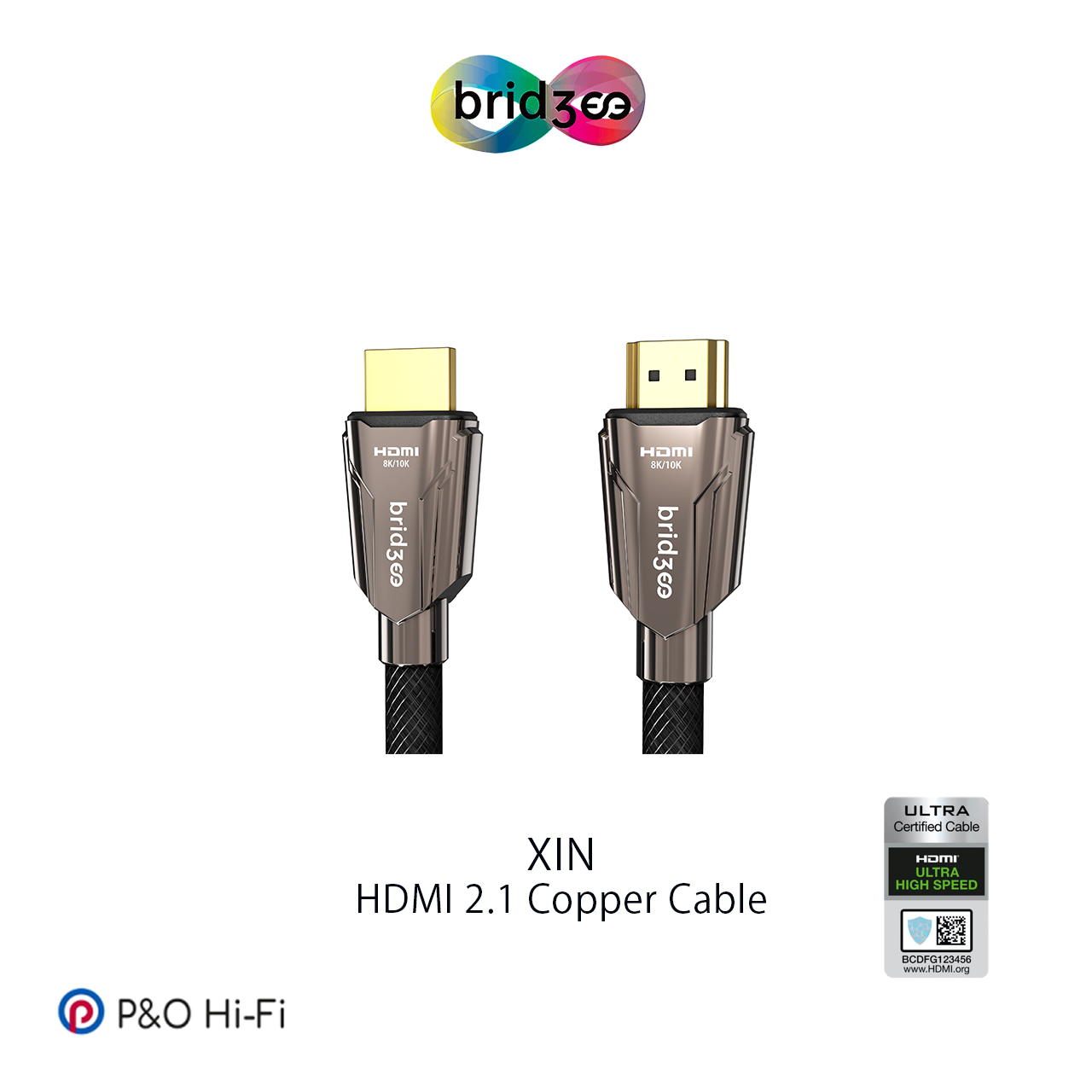 Bridgee XIN HDMI 2.1 銅線