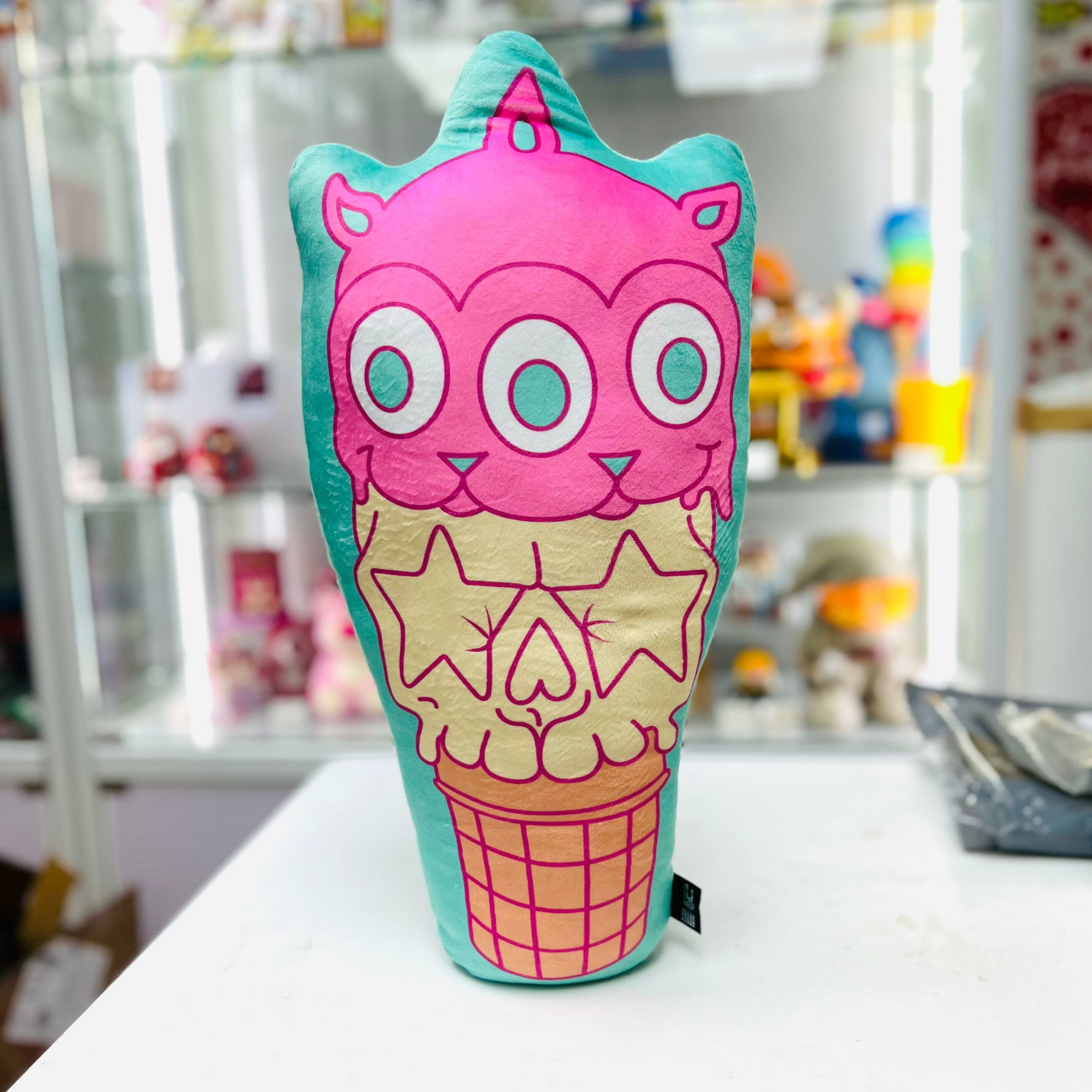 APPortfolio  Melty Ronnie Rabbit (Ice cream) Cushion