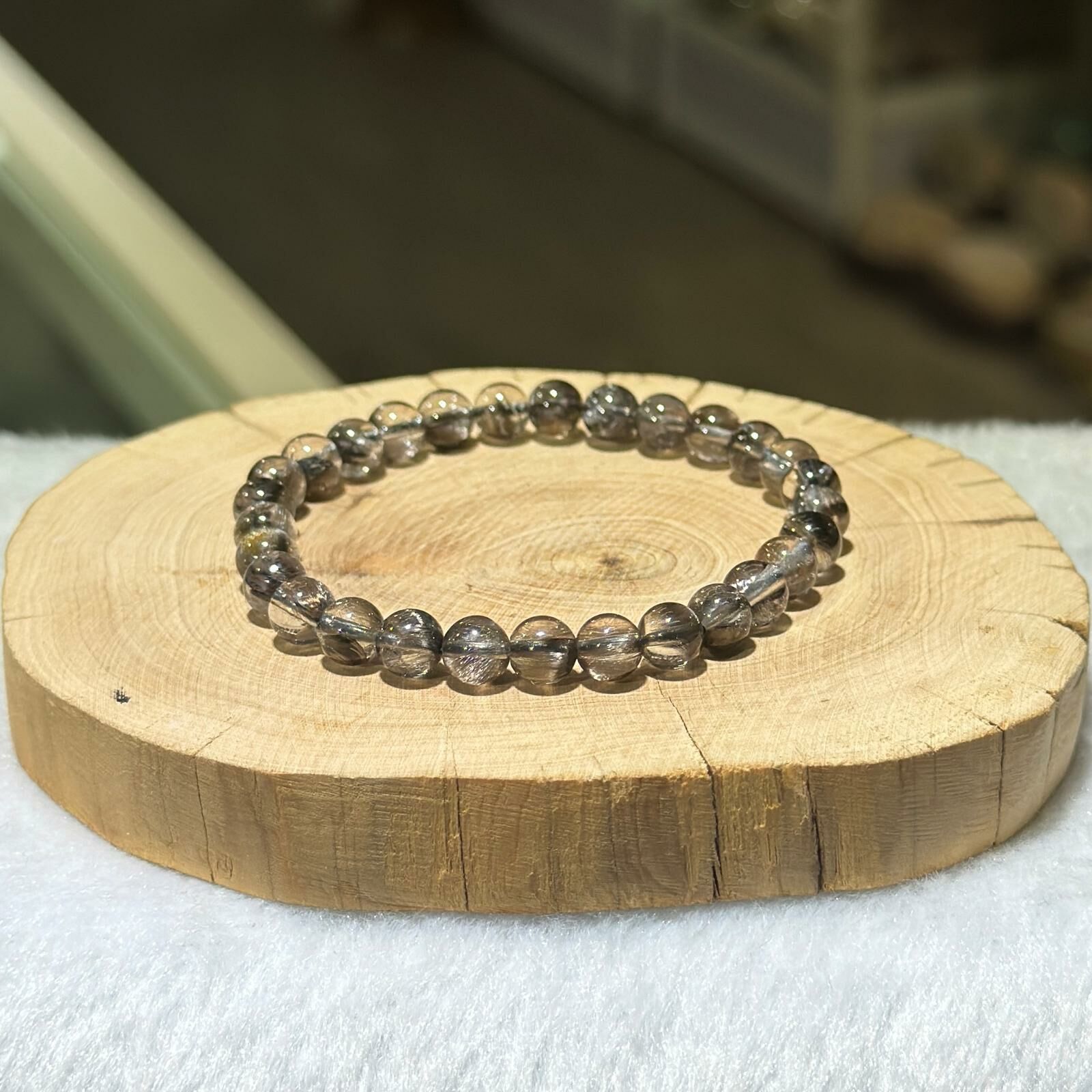 高品✨黑銀鈦手串