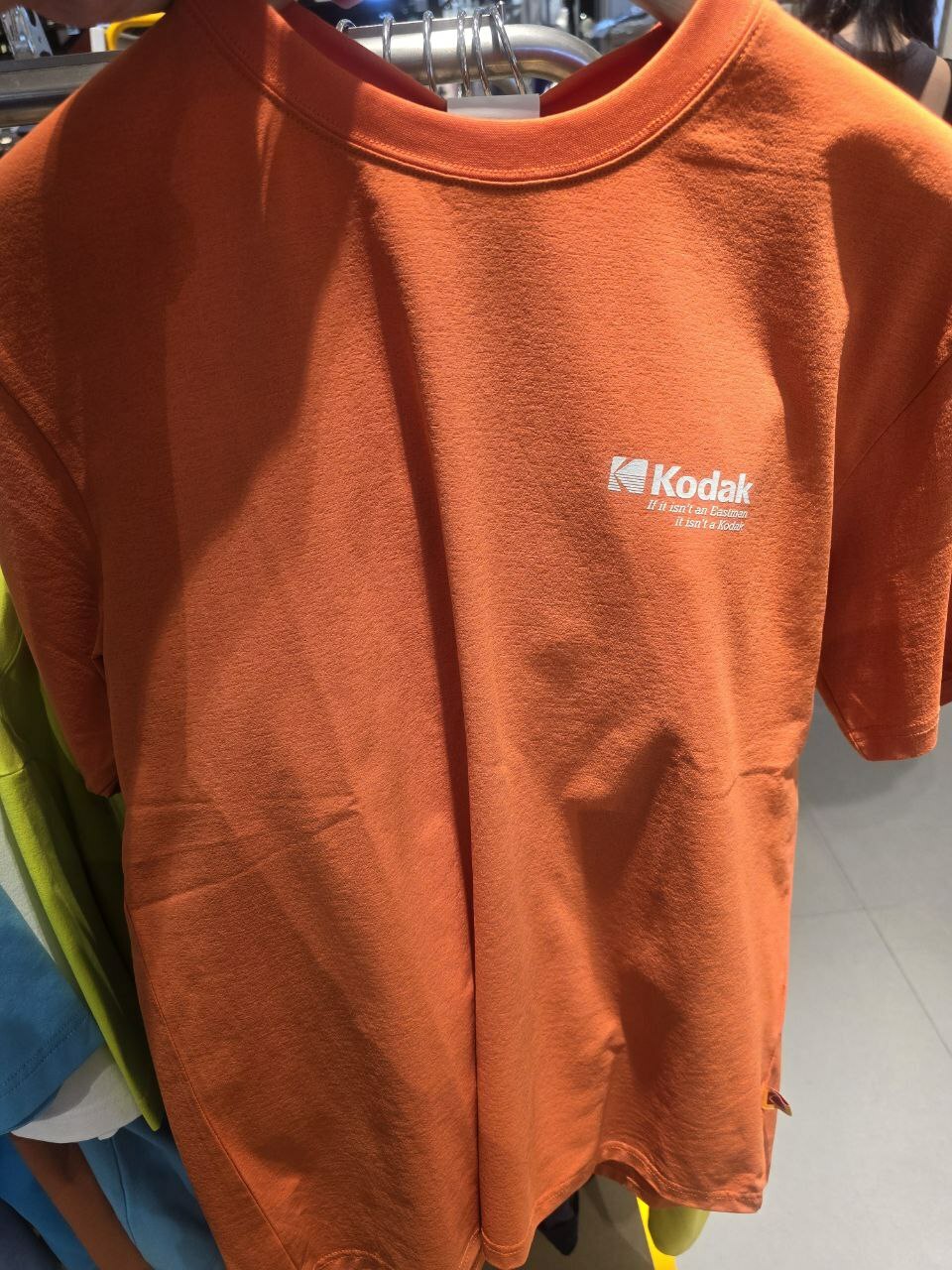 ★KODAK★ Airchrome Sorona Short Sleeve T-Shirt WHITE K] KODAK