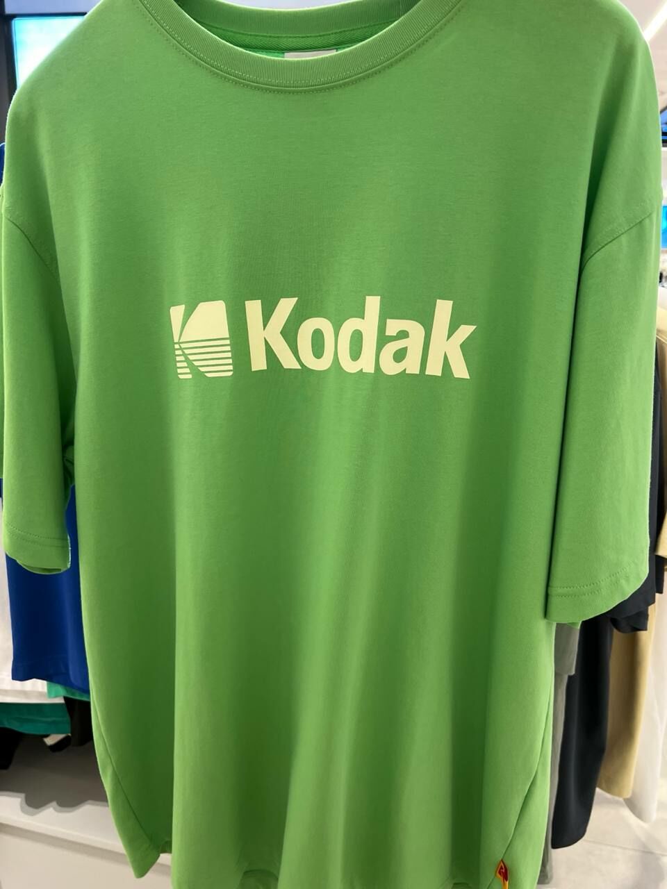 ★KODAK★ Big Logo Aerocool Short Sleeve T-shirt BLACK K] KODAK BIG LOGO AERO COOL REGULAR FIT SHORT SLEEVE T-SHIRT
