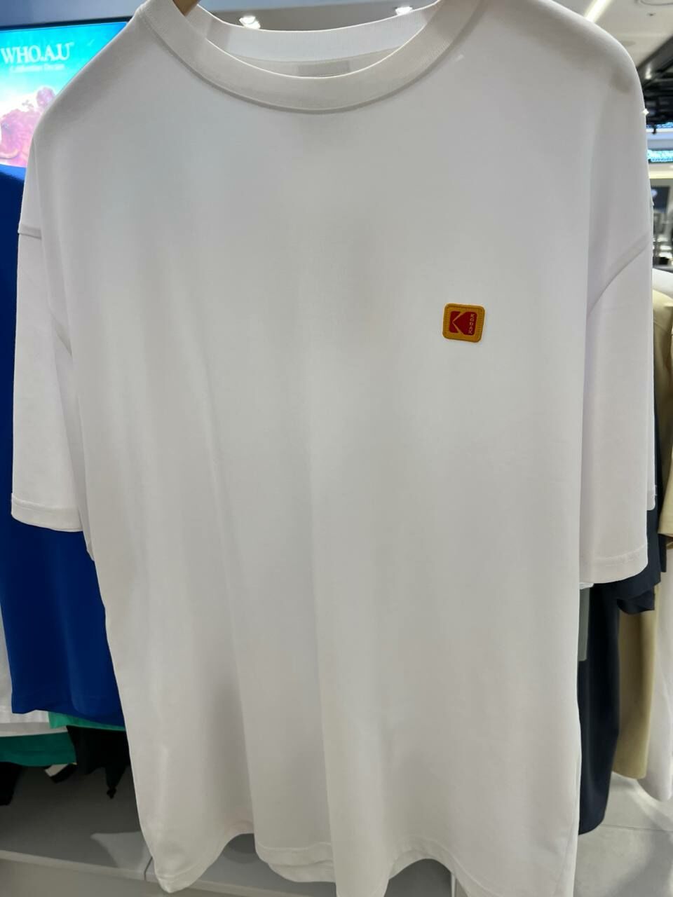 ★KODAK★ Airchrome Sorona Short Sleeve T-Shirt WHITE K] KODAK HIDDEN PICTURE SORONA SHORT SLEEVE T-SHIRT,WHITE
