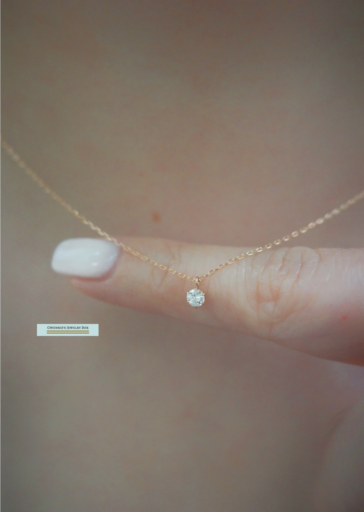 經典款 - 十分單鑽 - 鑽石項鍊