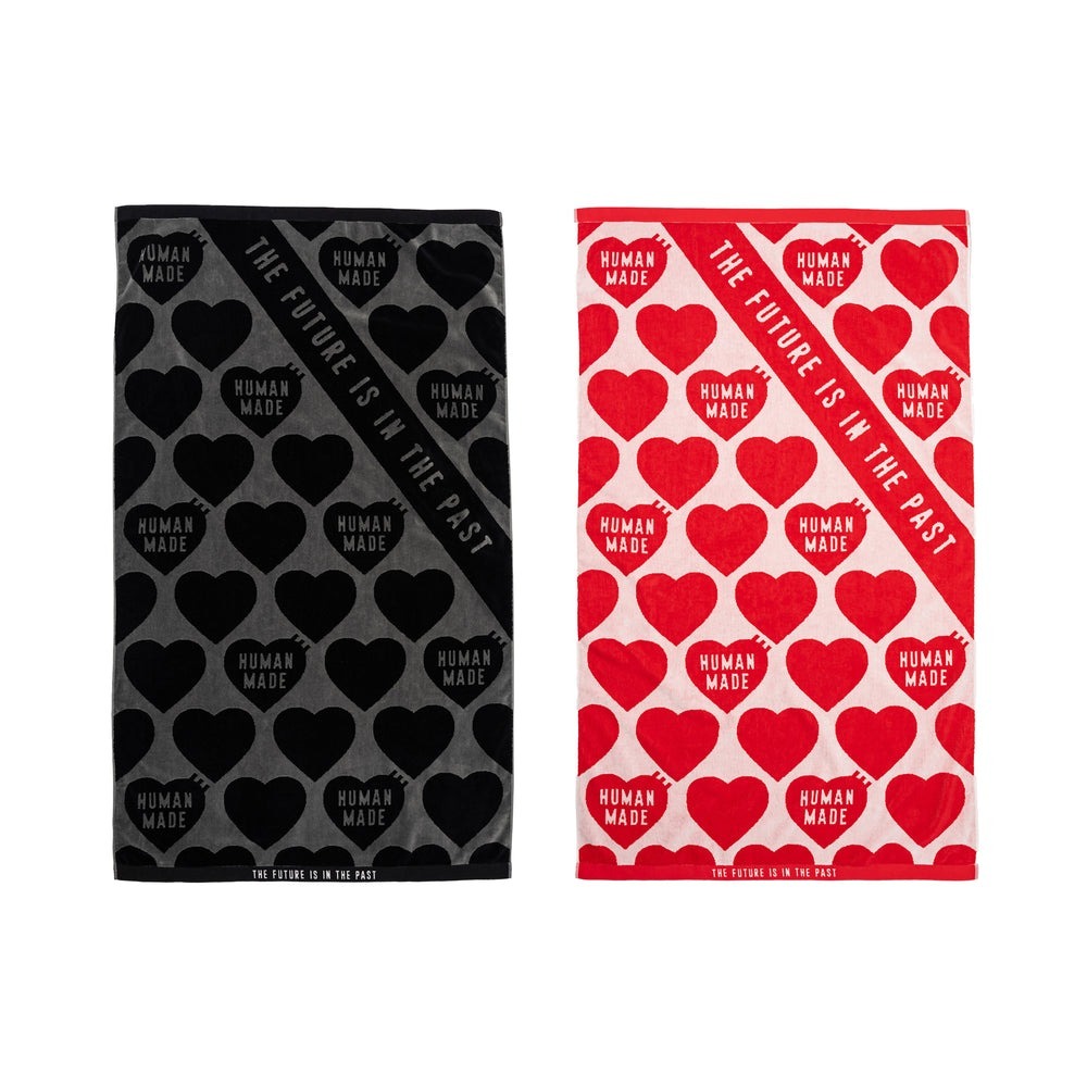 2024SS HUMAN MADE BLANKET TOWEL 愛心 毛巾 滿版 海灘巾 浴巾 現貨