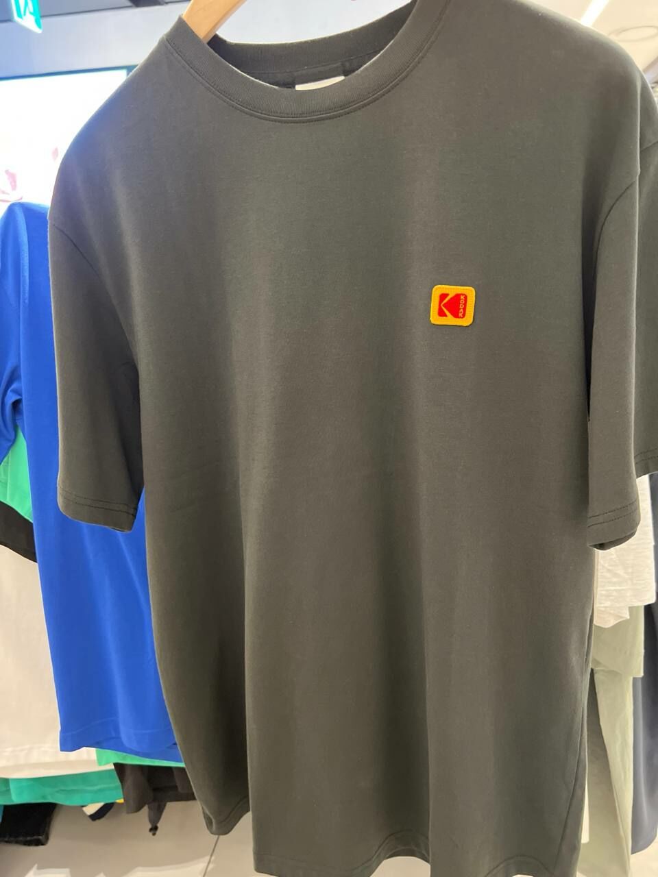 K] KODAK ESSENTIAL SIGNATURE LOGO SHORT SLEEVE T-SHIRT,BLACK