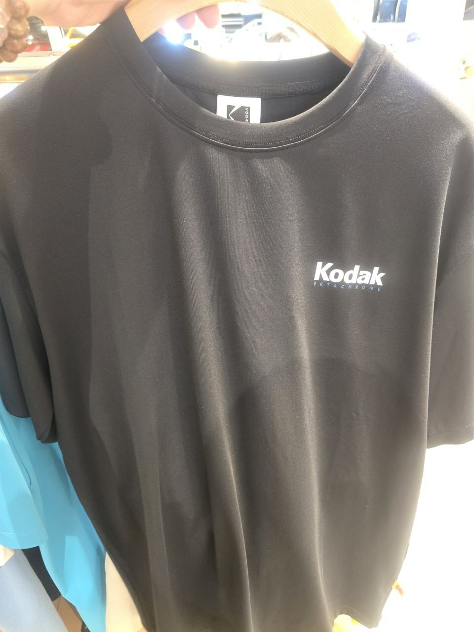 K] KODAK SUMMER GRAPHIC SHORT SLEEVE T-SHIRT,BLACK