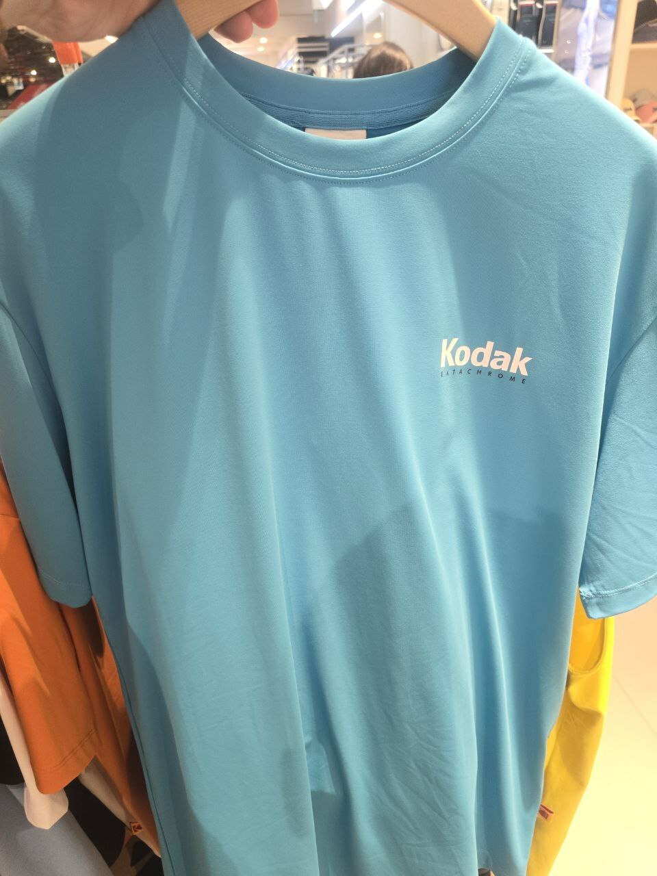 ★KODAK★ Recipe Snow Washing Short Sleeve T-shirt BLACK s-l1600.png