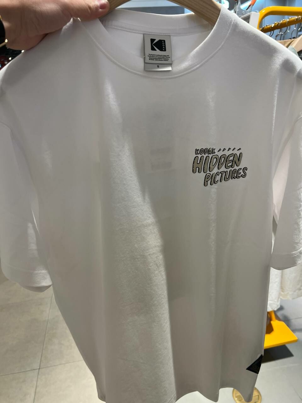 ★KODAK★ Airchrome Sorona Short Sleeve T-Shirt WHITE K] KODAK HIDDEN PICTURE SORONA SHORT SLEEVE T-SHIRT,WHITE