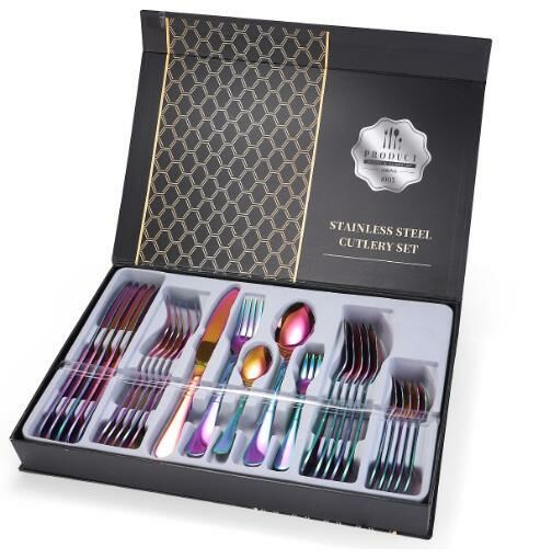 Hot selling exquisite fashionable tableware (colorful 30-piece set)