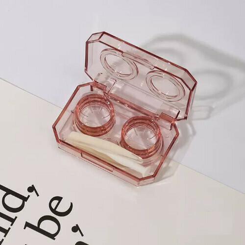 Popular contact lens storage box [pink]