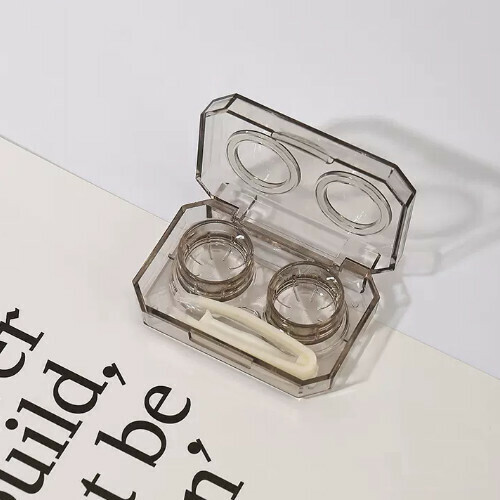 Popular contact lens storage box [grey]