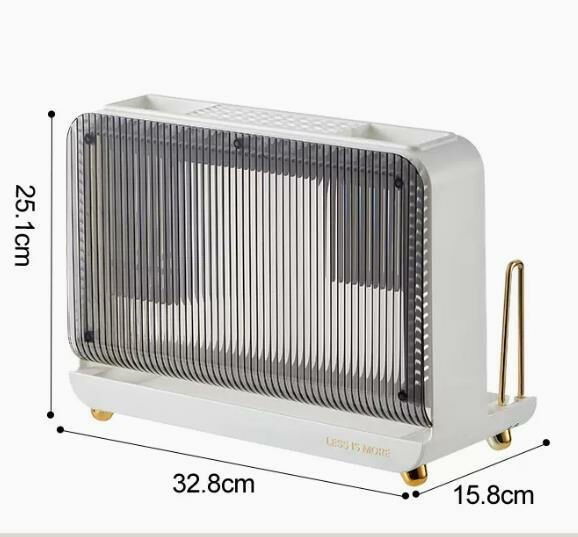 Popular style (elegant white) knife holder and storage rack