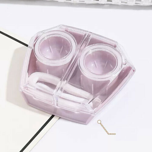 Popular contact lens storage box [Purple 1 piece]
