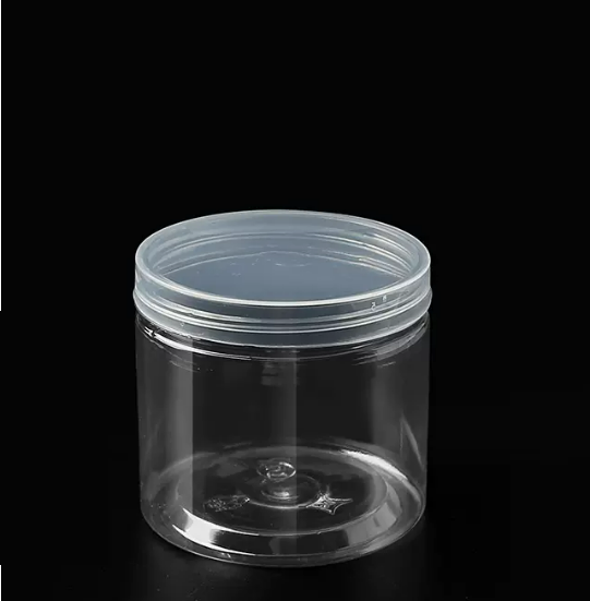 Popular transparent plastic jar ([420ml] plastic lid model)