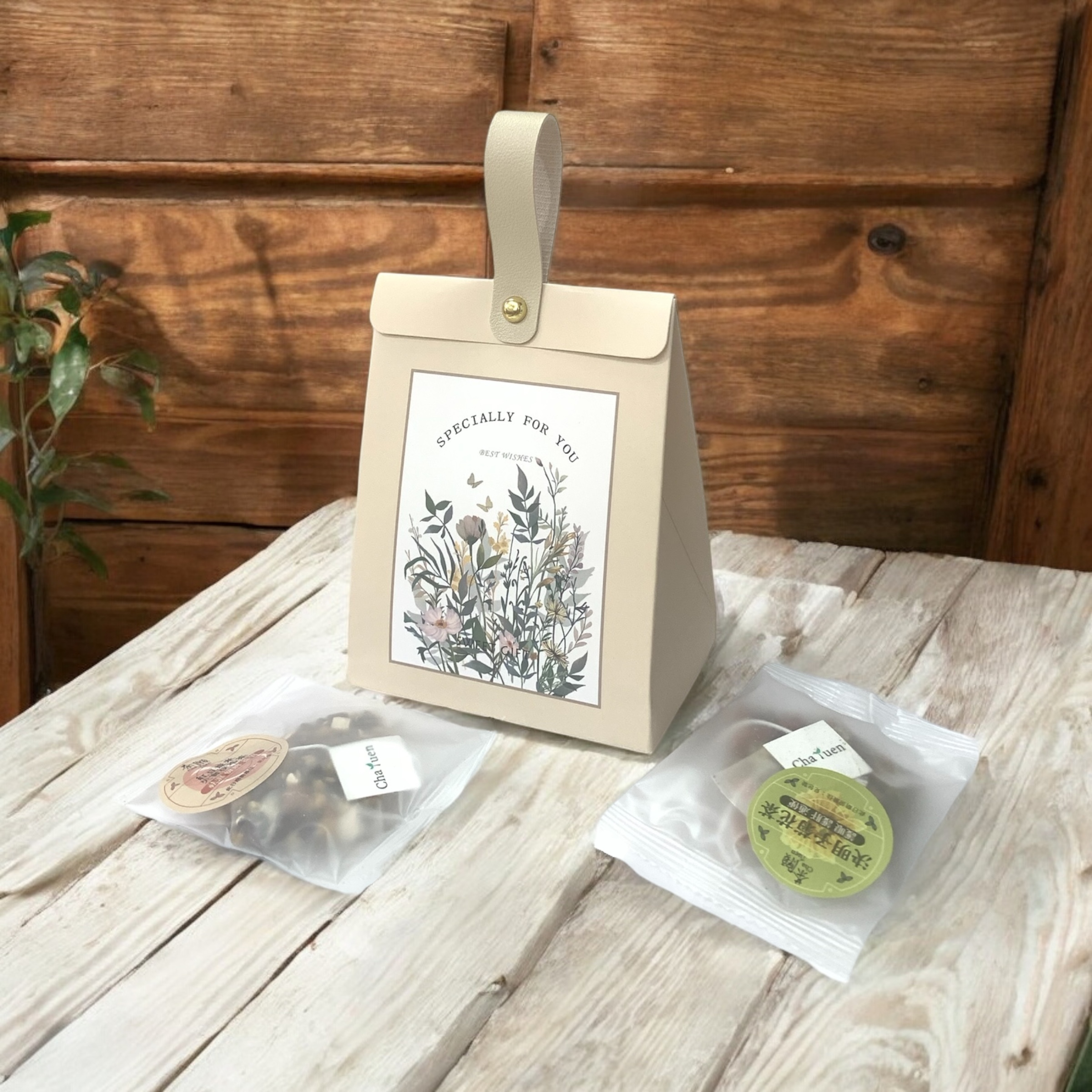 散水茶 禮盒G14 + 2包自選茶包 (15種口味可選)