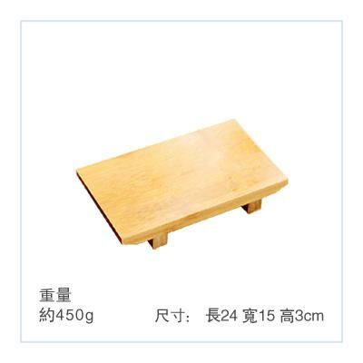 Popular cooking sushi plate (natural color medium size 24x14cm)