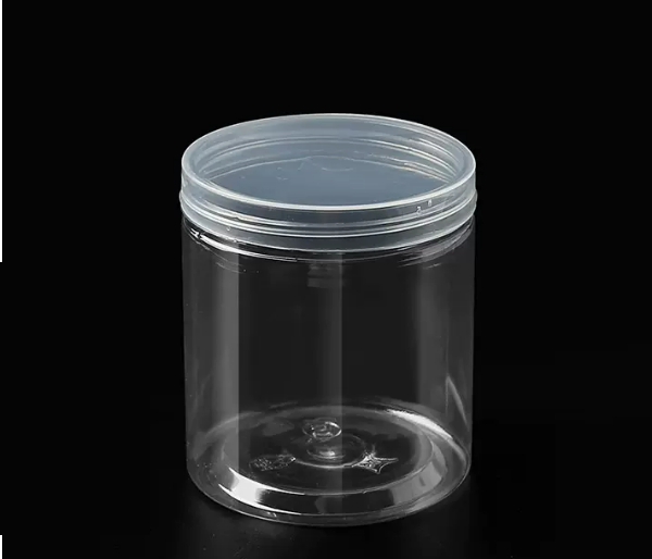 Hotly recommended transparent plastic jar ([500ml] plastic lid type)