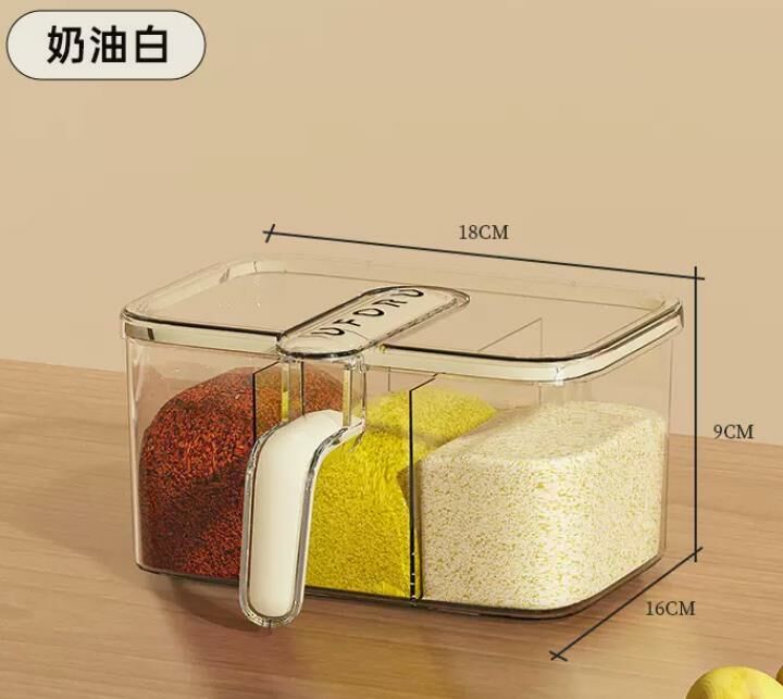 熱推（奶油白-【調料盒 】）調料收納盒 調味瓶罐 置物架 # 