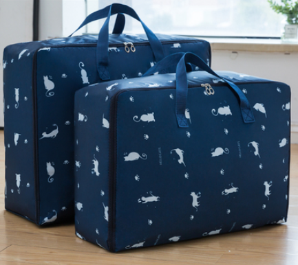 New storage bag (navy cat) (thin and light model: medium + large)