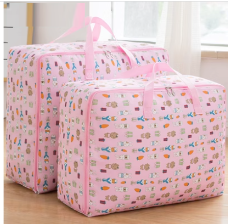 New storage bag (pink rabbit) (thin and light model: large + extra large)