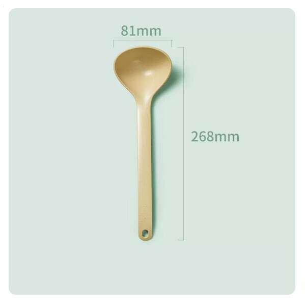 New soup spoon, rice husk spoon, rice spoon, household non-stick rice shovel (rice husk spoon-Ag+silver ion antibacterial)