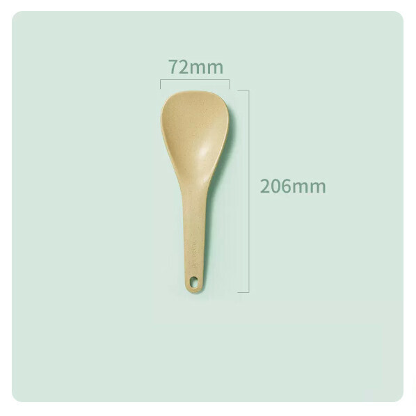 New soup spoon, rice husk spoon, rice spoon, household non-stick rice shovel (rice husk rice spoon-Ag+silver ion antibacterial)