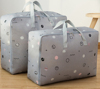New storage bag (gray circle) ((thick model: large + extra large)