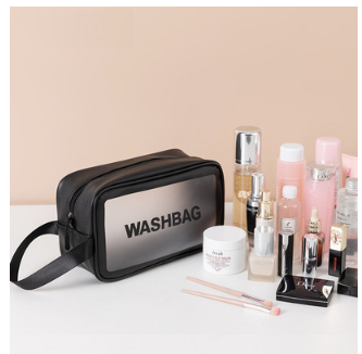New cosmetic bag (black handheld model - medium size)
