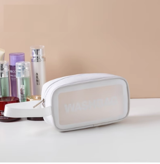 New cosmetic bag (white handheld model - small size)