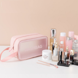 New cosmetic bag (pink handheld model - medium size)