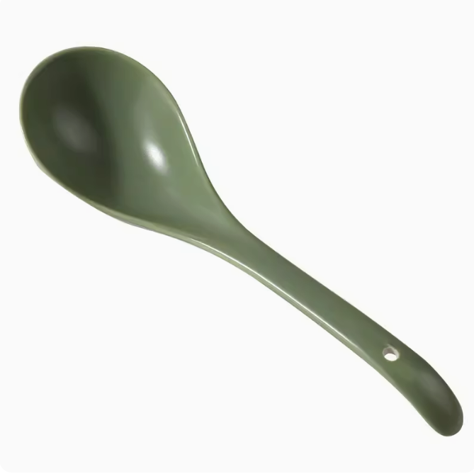 Hot push ceramic spoon ([green])
