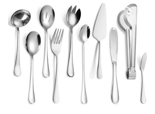 Popular multi-purpose tableware (silver 10-piece set (Style 1))